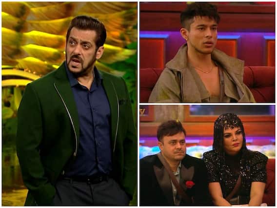 Bigg Boss 15: Salman Khan ने Pratik Sehajpal को लगाई फटकार, Umar Riaz और Rakhi Sawant के पति रितेश में भिड़ंत Bigg Boss 15: Salman Khan ने Pratik Sehajpal को लगाई फटकार, Umar Riaz और Rakhi Sawant के पति रितेश में भिड़ंत