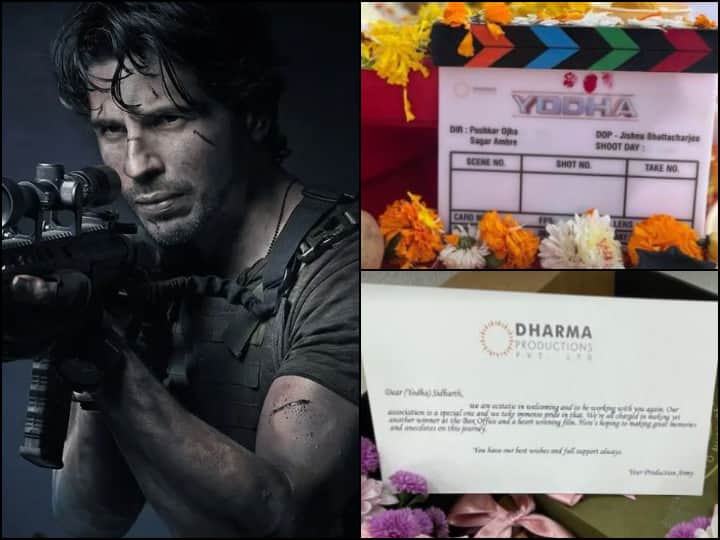 Sidharth Malhotra Begins Filming For ‘Yodha’, Receives Welcome Note From Dharma Productions Sidharth Malhotra Begins Filming For ‘Yodha’, Receives Welcome Note From Dharma Productions
