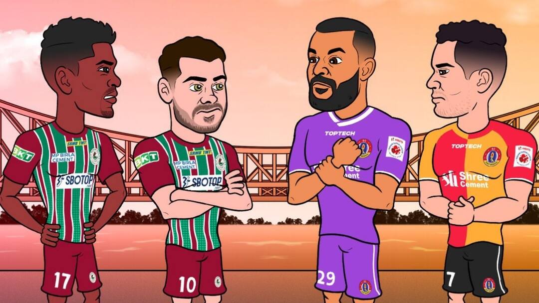 ISL 2021-22 East Bengal Vs ATK Mohun Bagan Match Live Streaming Where To Watch Kolkata Derby Squads Head-To-Head ISL 2021 Kolkata Derby Live Streaming: পরিসংখ্যানে লাল হলুদ, খাতায় কলমে এগিয়ে সবুজ মেরুন, কখন, কোথায় দেখবেন ডার্বি?