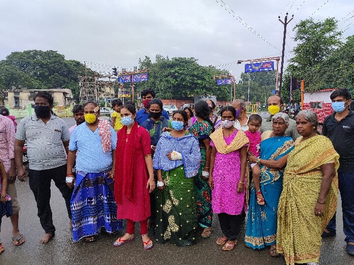 சேலம் சிலிண்டர் விபத்தில் காயமடைந்தவர்கள் சிகிசையை புறக்கணித்து போராட்டம்