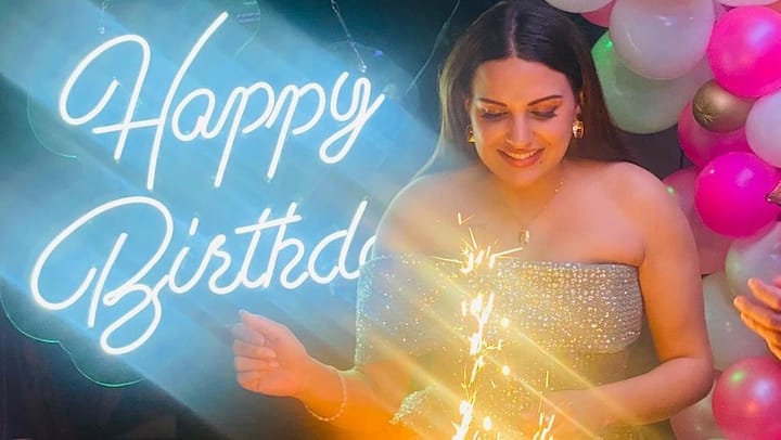 Himanshi Khurana, who became a household name after participating in Salman Khan's 'Bigg Boss 13', turned a year older on Saturday (November 27). The Punjabi actress-singer celebrated her 30th birthday with her boyfriend Asim Riaz. Scroll down to see the photos from the celebrations.