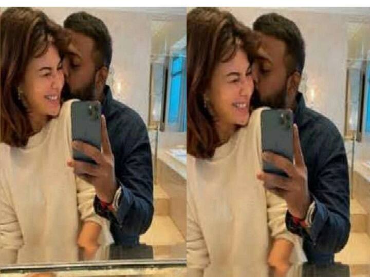 Jacqueline Fernandez's photo with conman Sukesh Chandrasekhar sparks controversy பின்பக்கம் கட்டியணைத்து முத்தம்.! சுகேஷ் சந்திரேசகருடன் ஜாக்குலின்!! சர்ச்சையை கிளப்பிய போட்டோ!