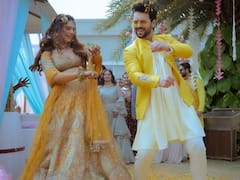 PICS: Kundali Bhagya's Sanjay Gagnani & Poonam Preet Look Elegant As They Twin In Yellow At Haldi Function