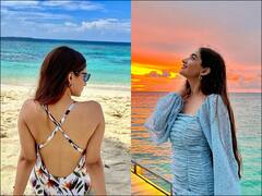 PICS: Khatron Ke Khiladi 11's Anushka Sen Turns Into 'Beach Baby' In Maldives