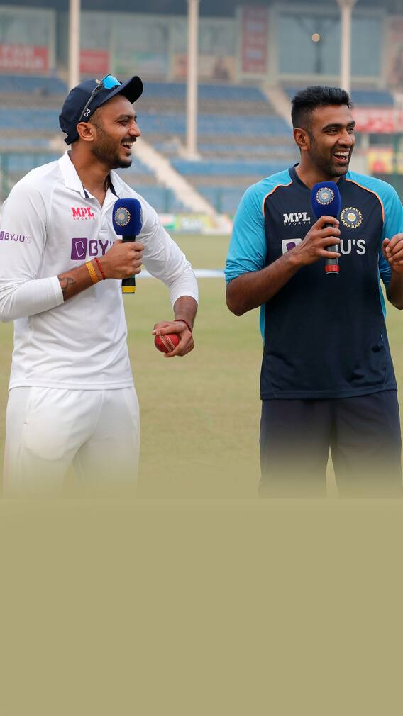 Watch: అశ్విన్‌కు అక్షర్‌ పాఠాలు..!