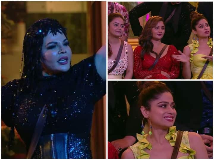 Bigg Boss 15: Rakhi Sawant ने बिग बॉस के घर में लगाए Tejasswi Prakash के खिलाफ नारे, Devoleena ने Shamita Shetty को बताया 'कीड़ा' Bigg Boss 15 New Promo Rakhi Sawant slogans against Tejasswi Prakash Devoleena Bhattacharjee Shamita Shetty fights Salman Khan Bigg Boss 15: Rakhi Sawant ने बिग बॉस के घर में लगाए Tejasswi Prakash के खिलाफ नारे, Devoleena ने Shamita Shetty को बताया 'कीड़ा'