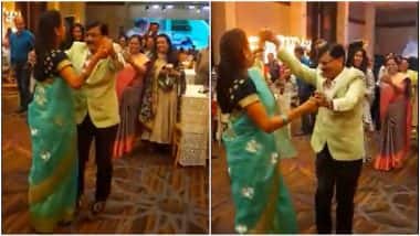 Viral Video Shows Sanjay Raut Dancing With Sharad Pawar's Daughter, Supriya Sule At Sanjay Raut's Daughters Wedding - WATCH Viral Video Shows Sanjay Raut Dancing With Sharad Pawar's Daughter, Supriya Sule - WATCH