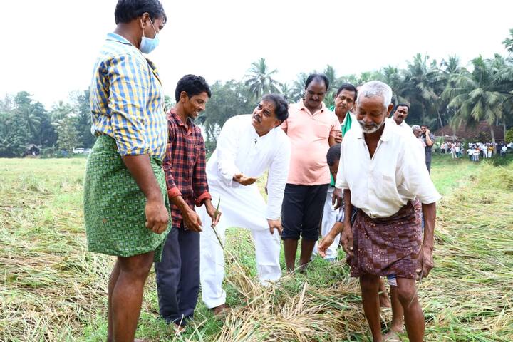 అమలాపురం రూరల్ మండలం సమనస గ్రామంలో నాదెండ్ల మనోహర్‌ పర్యటన
