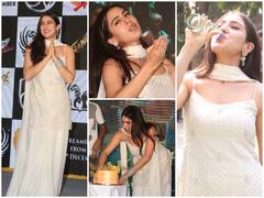 Sara Ali Khan Atrangi Rey Song Launch: हाथ में बोतल लेकर कॉलेज पहुंचीं सारा अली खान, लॉन्च किया 'Atrangi Re' का गाना