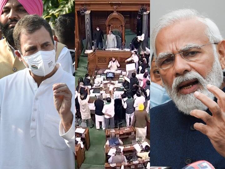 Parliament Winter Session: Farm laws repeal bill pass 12 Rajya sabha MPs suspended know full day detail Parliament Session: कृषि कानूनों की वापसी का बिल पास, 12 सांसदों का निलंबन और विपक्ष का विरोध, पढ़ें संसद सत्र के पहले दिन की 10 बड़ी बातें
