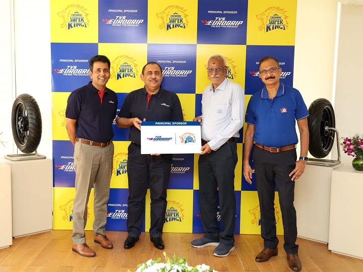 TVS Eurogrip Is Principal Sponsor For Chennai Super Kings, Signs Three-Year Deal CSK in IPL: చెన్నై సూపర్‌కింగ్స్‌కు కొత్త స్పాన్సర్.. ఎన్ని సంవత్సరాల కాంట్రాక్ట్ అంటే?