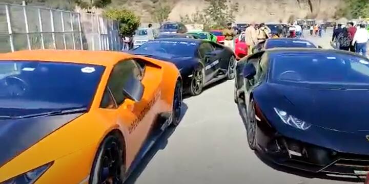 ਇਸ ਦੌਰਾਨ ਕਾਲਕਾ-ਸ਼ਿਮਲਾ ਨੈਸ਼ਨਲ ਹਾਈਵੇਅ-5 'ਤੇ ਇਨ੍ਹਾਂ ਲਗਜ਼ਰੀ ਕਾਰਾਂ ਨੇ ਖੂਬ ਰੌਲਾ ਪਾਇਆ, ਅਰਬਾਂ ਰੁਪਏ ਦੇ ਇਨ੍ਹਾਂ ਕਾਰਾਂ ਦੇ ਸਾਹਮਣੇ ਸਭ ਕੁਝ ਫਿਕਾ-ਫਿਕਾ ਨਜ਼ਰ ਆਇਆ।