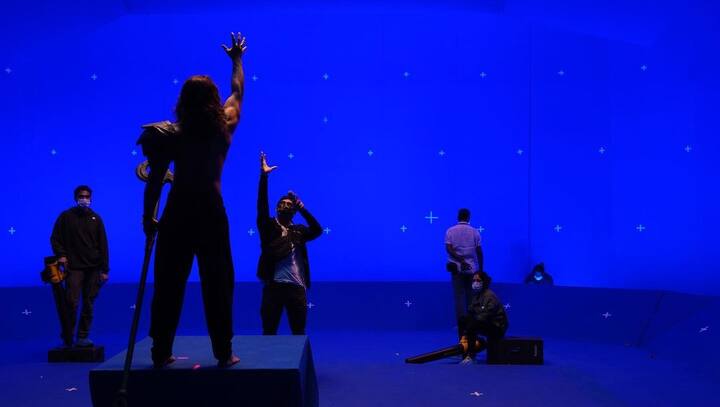 Featuring Ranbir Kapoor and Alia Bhatt playing the lead roles, filming of this movie started in the year 2018. It was earlier set for a 2020 release, but it got postponed due to COVID-19 pandemic. (Image courtesy - @ayan_mukerji/Instagram)