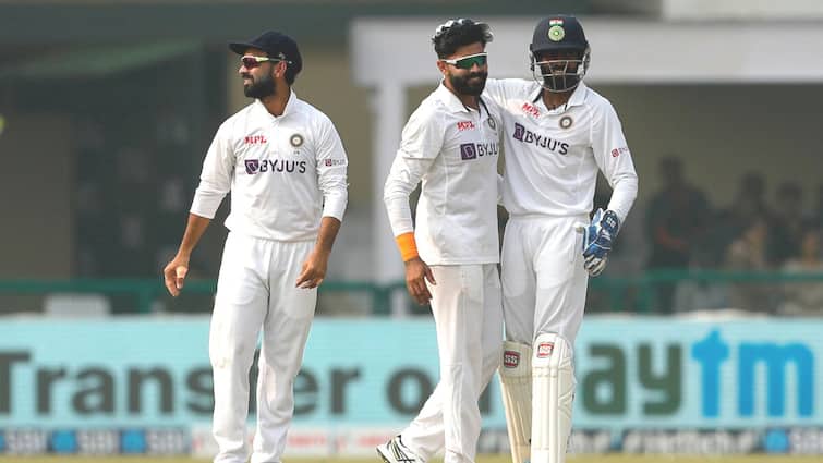 IND vs NZ 1st Test 2021: India vs New Zealand test match at Green Park, Kanpur ends in a draw IND vs NZ 1st Test: ব্যর্থ জাডেজার লড়াই, রুদ্ধশ্বাস ম্যাচ ড্র করে মাঠ ছাড়লেন নিউজিল্যান্ডের দুই টেল এন্ডার