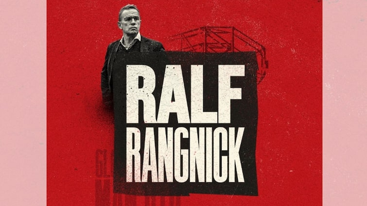 Manchester United announce Ralf Rangnick as the clubs interim manager on a six month contract Manchester United: ম্যাঞ্চেস্টার ইউনাইটেডের অন্তর্বর্তীকালীন ম্য়ানেজার হলেন রংনিক