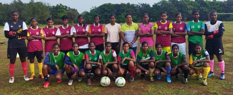 Senior Women's National Football championship Tamil Nadu Wins against Telangana 20-0 நான்கு வீராங்கனைகள் ஹாட்ரிக்....20 கோல்கள் அடித்து தெலுங்கானாவை வாரி சுருட்டிய தமிழ்நாடு கால்பந்து அணி..