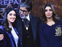 KBC 13: Amitabh Bachchan ने हॉट सीट पर बैठी बेटी Shweta Bachchan और नातिन Navya Naveli Nanda के लिए तैयार किए 'जलेबी की तरह सीधे सवाल', देखें मजेदार वीडियो