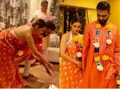 Wedding Bells : ਵਿਆਹ ਦੇ ਸੀਜ਼ਨ 'ਚ ਇਸ ਮਸ਼ਹੂਰ ਹਸੀਨਾ ਨੇ ਬੁਆਏਫ੍ਰੈਂਡ ਨਾਲ ਘਰ 'ਚ ਹੀ ਕੀਤਾ ਵਿਆਹ, ਦੇਖੋ ਵਿਆਹ ਦੀਆਂ Inside Photos