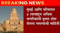 Mumbai : मुंबईत तीन लाख लोकांची कोरोना लशीच्या दुसऱ्या डोसकडे पाठ