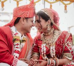 Newly Married Aishwarya Shares Beautiful Pics From Her Wedding