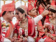 Newly Married Aishwarya Shares Beautiful Pics From Her Wedding