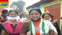 KMC Election 2021: দু’বেলাই ভোটের প্রচারে মুখ্যমন্ত্রীর ভ্রাতৃবধূ, দিদির পরামর্শে খাচ্ছেন দই-চিড়ে। Bangla News