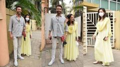 সামনেই বিয়ে, কার্ড বিতরণে দেখা গেল অঙ্কিতা, ভিকিকে