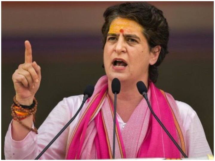 UP Election 2022: Priyanka Gandhi released theme song for UP elections Congress UP Election 2022: यूपी चुनाव के लिए प्रियंका गांधी ने जारी किया थीम सॉन्ग, कहा- मैं कुछ भी कर सकती हूं...