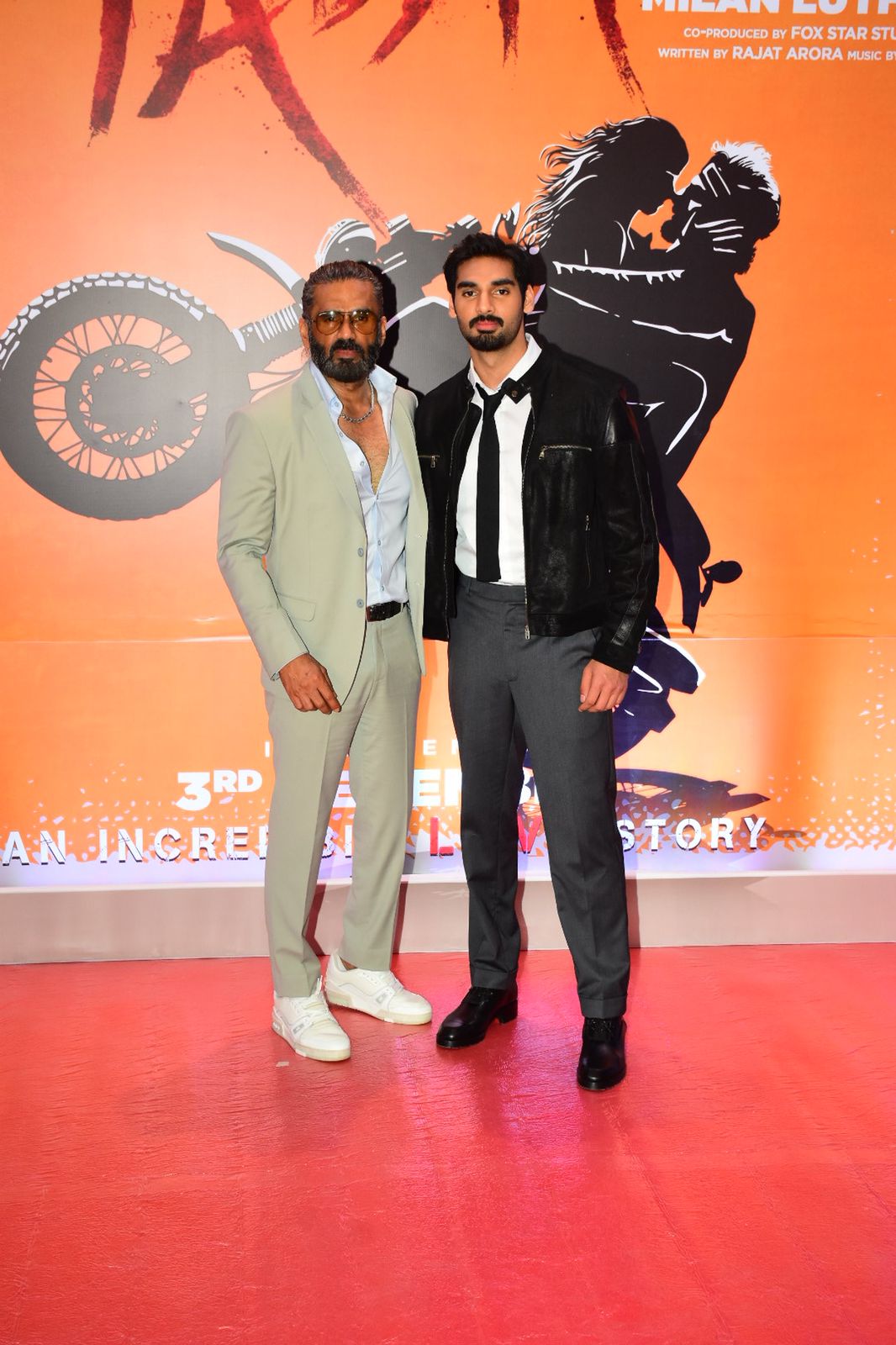 Ahan Shetty’s Tadap Movie Premiere: Athiya Shetty & KL Rahul Make First ...