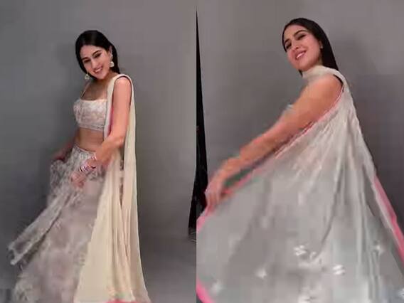 चका-चक Sara Ali Khan पर चढ़ी खुमारी, व्हाइट लहंगे में दिखाई दिलकश अदाएं, देखकर दिल हार बैठेंगे आप चका-चक Sara Ali Khan पर चढ़ी खुमारी, व्हाइट लहंगे में दिखाई दिलकश अदाएं, देखकर दिल हार बैठेंगे आप