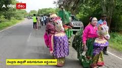 రైతులు ముందు కదలగా అనుసరించిన దేవుడి రథాలు