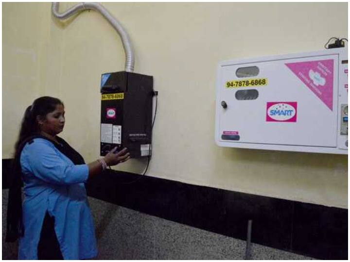 Sanitary Napkin Dispensing Machine:  50 vending machines installed at Mumbai divisional stations of Central Railway, 5 rupees will be available Sanitary Napkin Dispensing Machine: मध्य रेलवे के मुंबई मंडल स्टेशनों पर लगाई गई 50 वेंडिंग मशीनें, अब 5 रुपए में मिलेगा लाभ
