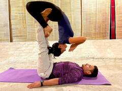 Ananya Nagalla Pics: ప్రేమలో పడ్డానంటూ.. అనన్య నాగళ్ల యోగా విన్యాశాలు