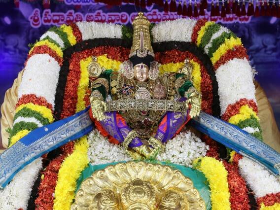 In Pics: సింహ వాహనంపై యోగనరసింహస్వామి అలంకారంలో పద్మావతి అమ్మవారు