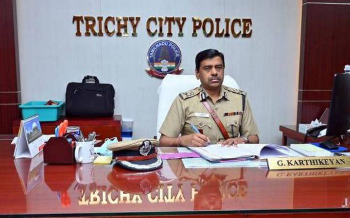 375 rowdies jailed in Trichy for last 2 months - Police Commissioner Karthikeyan திருச்சி மாநகரில் 2 மாதங்களில் 375 ரவுடிகள் சிறையில் அடைப்பு- காவல்துறை ஆணையர் கார்த்திகேயன்