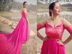 Rani Chatterjee Latest Photos: पिंक गाउन पहनकर भोजपुरी एक्ट्रेस Rani Chatterjee की खूबसूरती ने किया घायल, दिल थामकर बैठ गए फैंस!