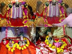 Jodhpur News: जोधपुर शहर के सभी ठाकुर जी के मंदिर में भगवान की प्रतिमा को पहनाए गए ऊनी कपड़े