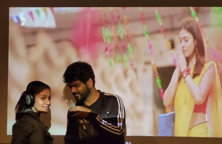 'காத்துவாக்குல ரெண்டு காதல்’ திரைப்படத்தில் நயன்தாரா ‘கண்மணி’ என்ற கதாப்பாத்திரத்தில் நடித்திருக்கிறார்.