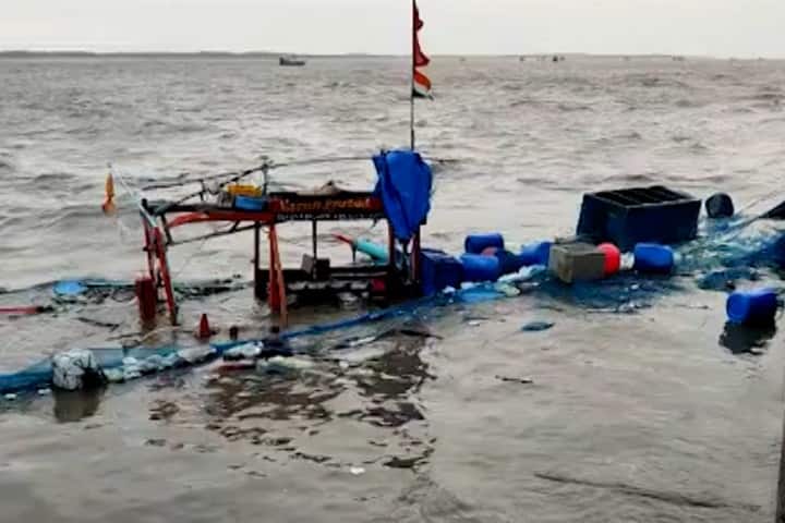10 Boats drown in Gujarat sea area near Gir Somnath , 8 fishermen missing ગુજરાતના દરિયામાં 10 બોટ ડૂબી, 8 માછીમારો લાપતા, જાણો તમામ બોટ અને માછીમારોના નામ