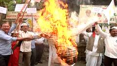 Nagpur : वेगळ्या विदर्भासाठी नागपुरात केंद्र सरकारविरोधात आंदोलन ABP Majha