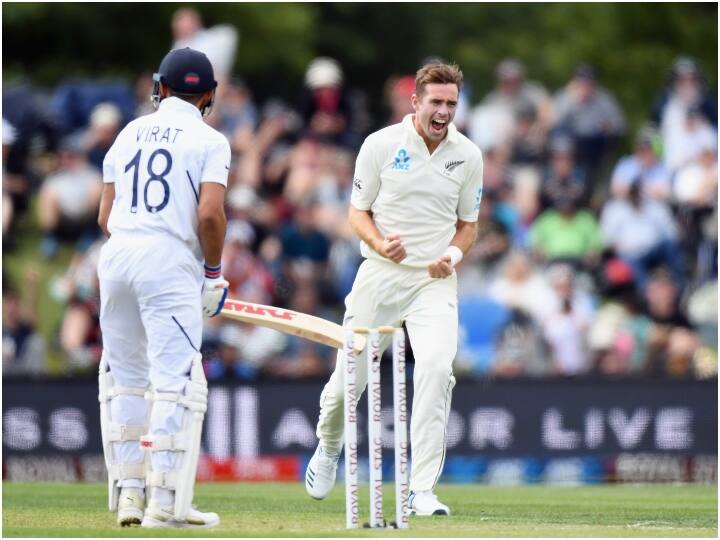 IND vs NZ 2nd Test: Tim Southee made a big prediction about the Wankhede pitch, said the ball will swing here IND vs NZ 2nd Test: वानखेड़े की पिच को लेकर टिम साउथी ने की बड़ी भविष्यवाणी, कहा- यहां गेंद स्विंग...