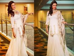 Divyanka Tripathi Photos: शरारा पहनकर Divyanka Tripathi ने दिए दिलकश पोज, फैंस बोले 