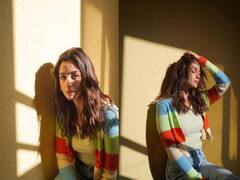 सतरंगी स्वेटर पहन Alia Bhatt ने दिए अतरंगी पोज़, अर्जुन कपूर ने कमेंट में लिखा – ‘रंगीली रानी’