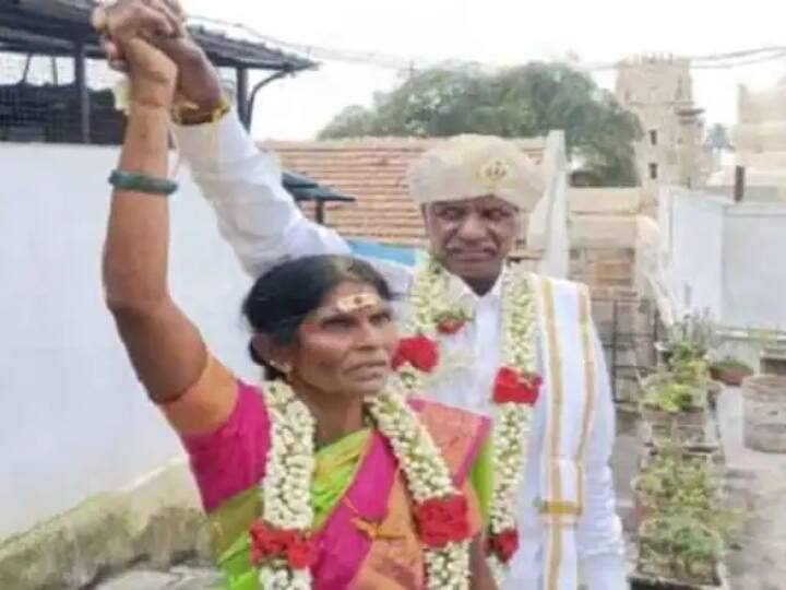 Elderly love couple gets married at the age of 65 in mandya, karnataka Love Story :  లవర్ ఆఫ్ ది డికేడ్ ..  40 ఏళ్లకుపైగా  నిరీక్షించి ప్రేయసిని పెళ్లాడిన ప్రేమికుడు..!