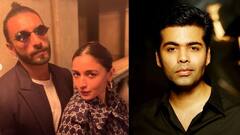 Karan Johar on social Media: কালো পোশাক, চোখে চশমা, কর্ণের লেন্সে ধরা পড়ল 'রকি' আর 'রানি'-র 'নাইট আউট'