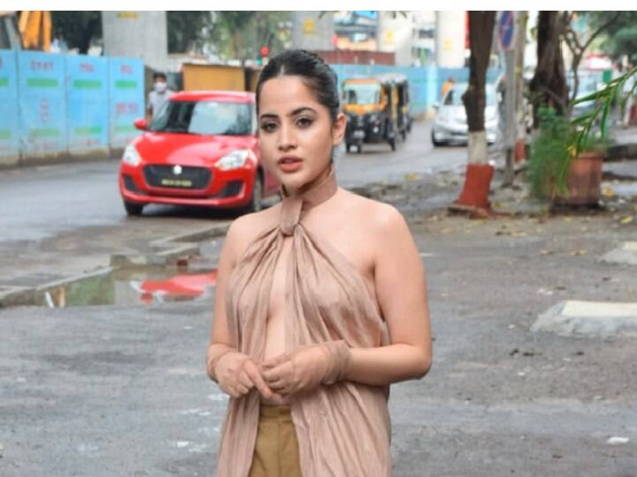 Urfi Javed wears draped cut-out top and pants. Shameless, says Internet இதெல்லாம் ஒரு ட்ரெஸ்ஸா? உர்ஃபியின் உடையால் கொதிக்கும் நெட்டிசன்கள்! ஆதரவும் எதிர்ப்பும்!!