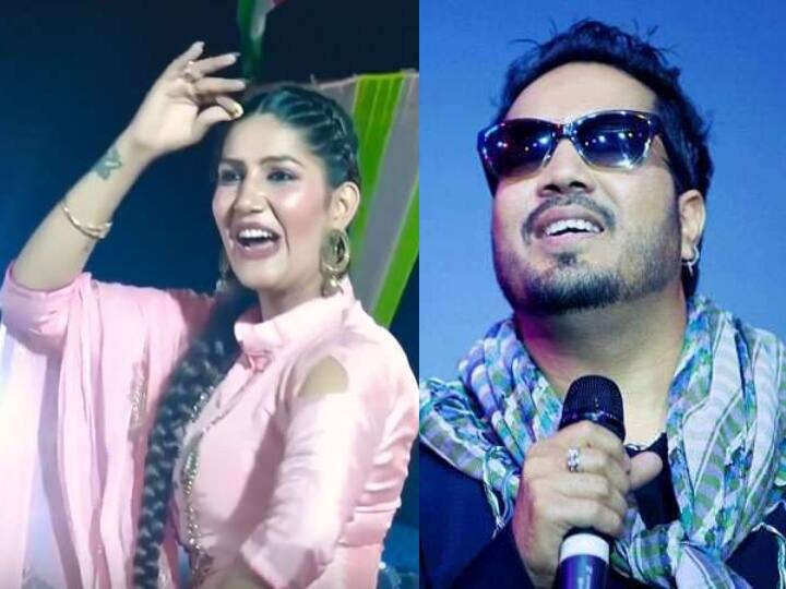 sapna choudhary gave dance performance on song teri ankhya ka yo kajal in mika singh voice Sapna Choudhary Dance Video: Mika Singh की आवाज में 'तेरी आंख्या का यो काजल' गाने पर Sapna Choudhary ने लगाए जमकर ठुमके
