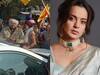 किसानों ने अभिनेत्री Kangana Ranaut के काफिले को घेरा, माफी की कर रहे थे मांग, देखें वीडियो
