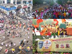 Akhil Bhartiy Marathi Sahitya Sammelan : साहित्य संमेलनाची लगबग, ग्रंथदिंडीनं सुरुवात, साहित्यप्रेमी कुसुमाग्रजनगरीत दाखल