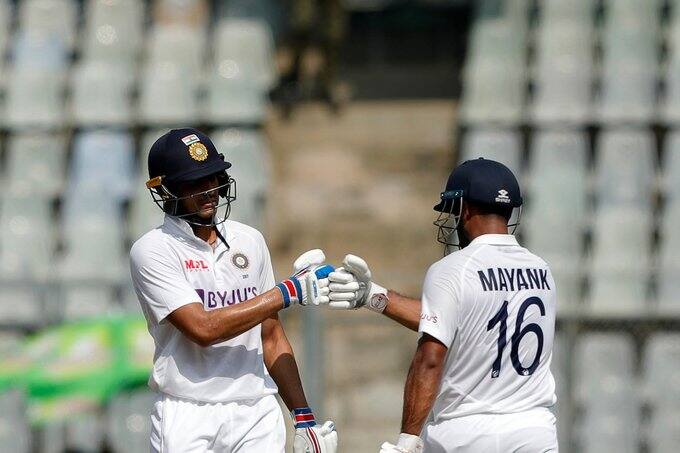 IND vs NZ 2nd Test India 111/3 against new zealand Wankhede Stadium Mumbai IND vs NZ 2nd Test: ০ রানে আউট পূজারা, বিরাট, ময়ঙ্কের অর্ধশতরান, ভারত ১১১/৩